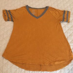 Maurices mustard yellow 24/7 top